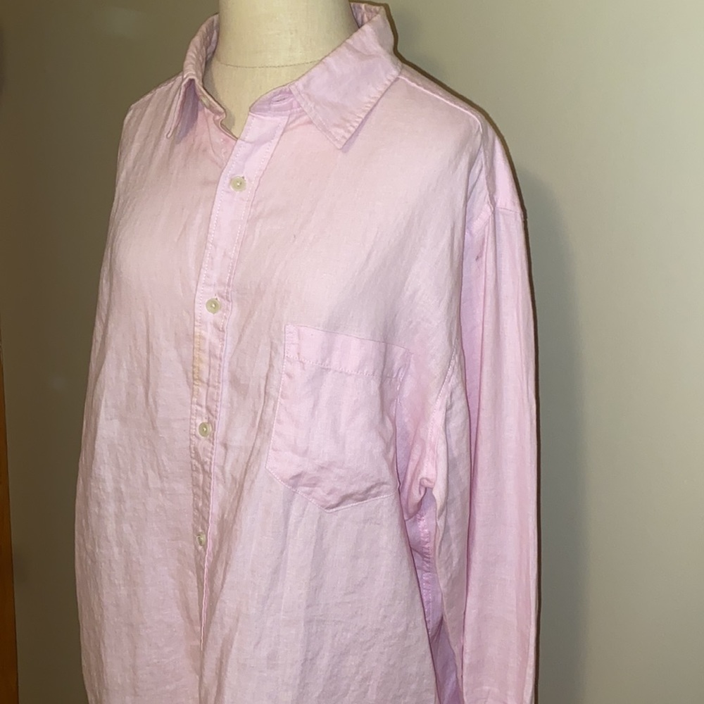 Merona Linen Button Down - Picture 2 of 4